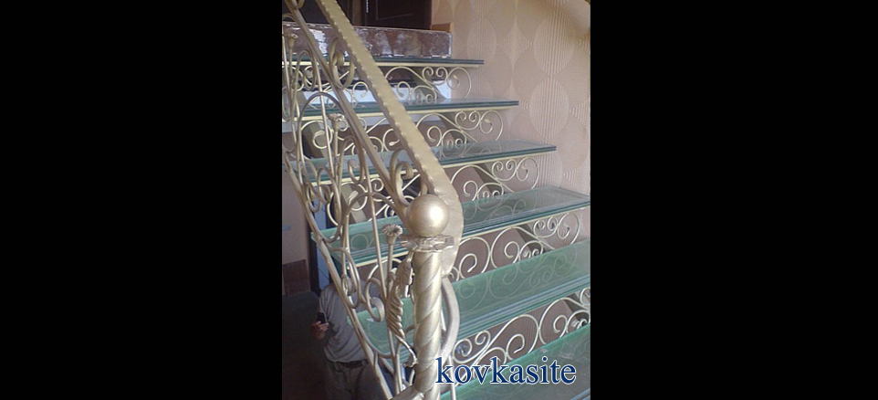 кованые металлические лестницы в москве №30